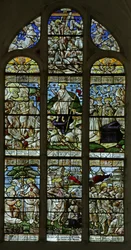 Window depicting the Resurrection